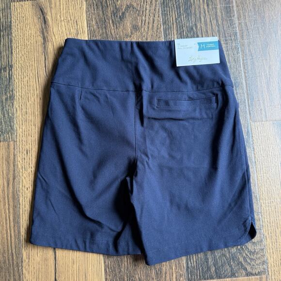 NWT Lady Hagen Women’s Golf Shorts XS Navy Pull-On 7” Inseam Tummy Control - Picture 2 of 5